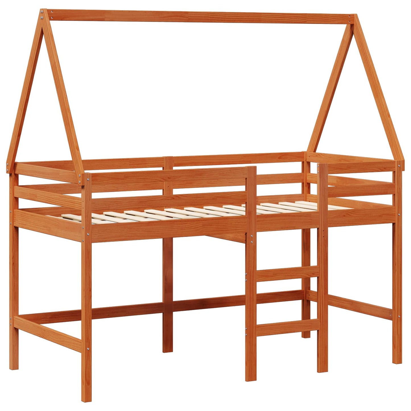 Hemsengeramme VoksBrun 90 x 190 cm Massiv furu