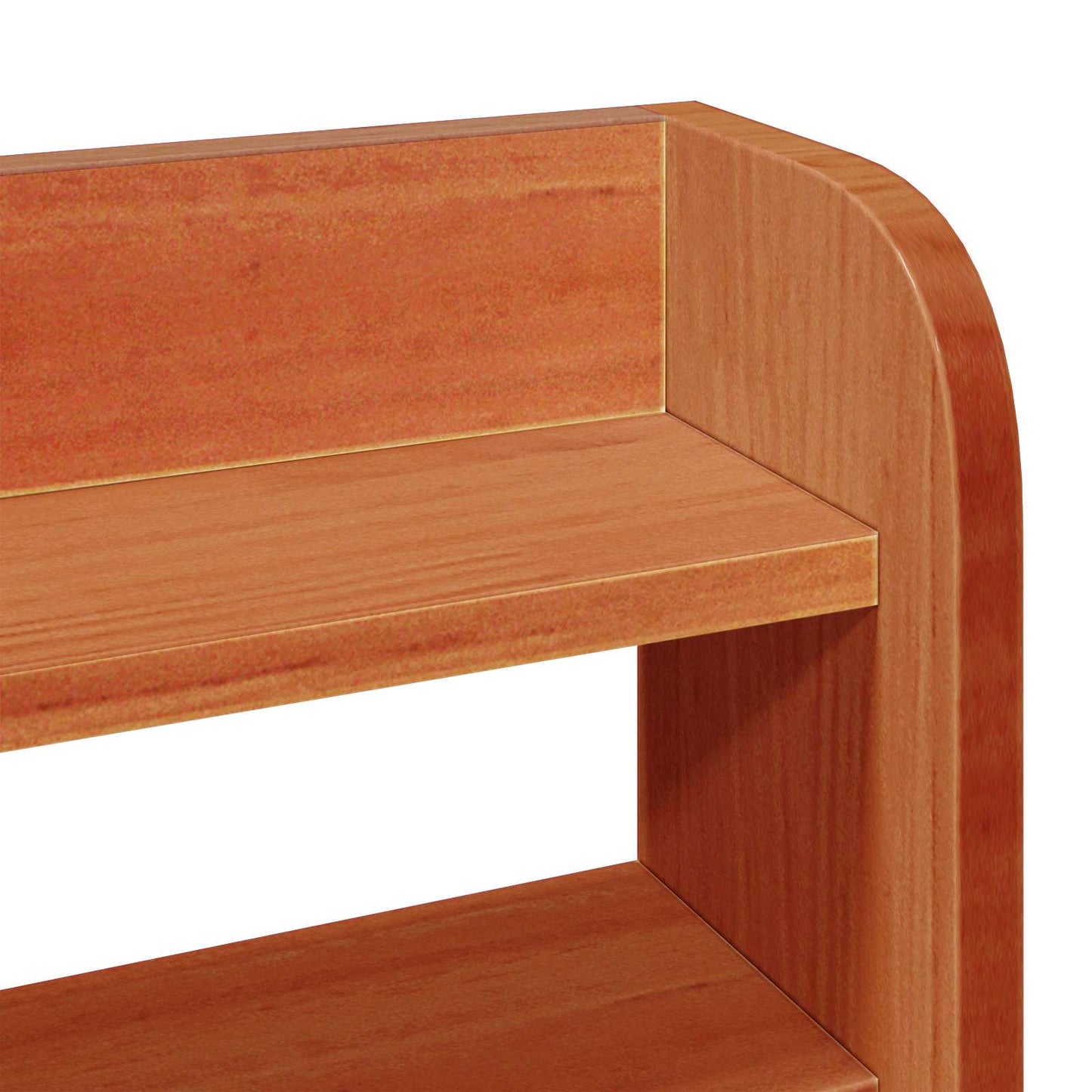 Sengestamme med hodegjerde 2 pcs Vokset Brun Massiv furu