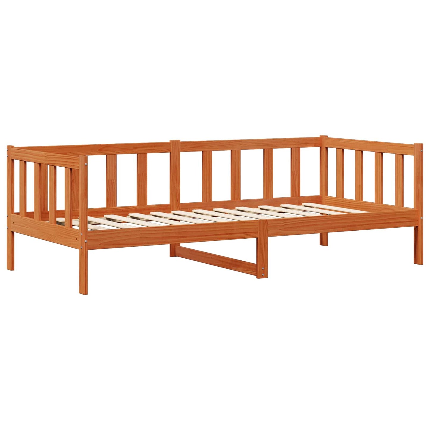 Dagsengsett 2 pcs Vokset Brun Massiv furu