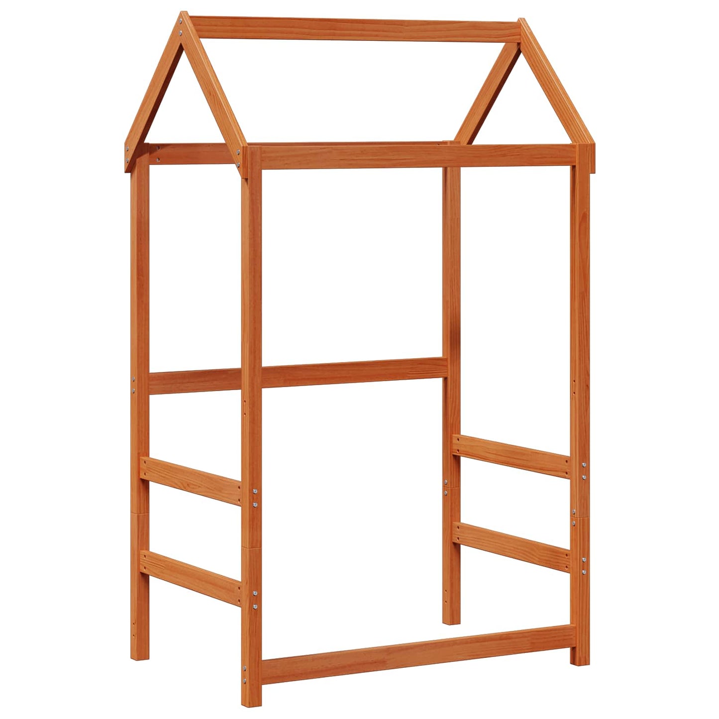 Dagsengsett 2 pcs Vokset Brun Massiv furu