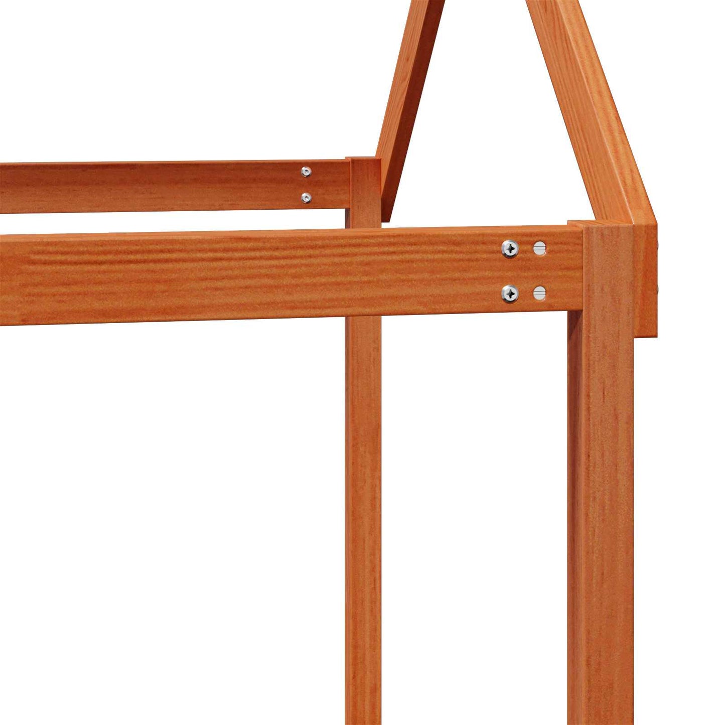 Hemsengeramme VoksBrun 90 x 190 cm Massiv furu