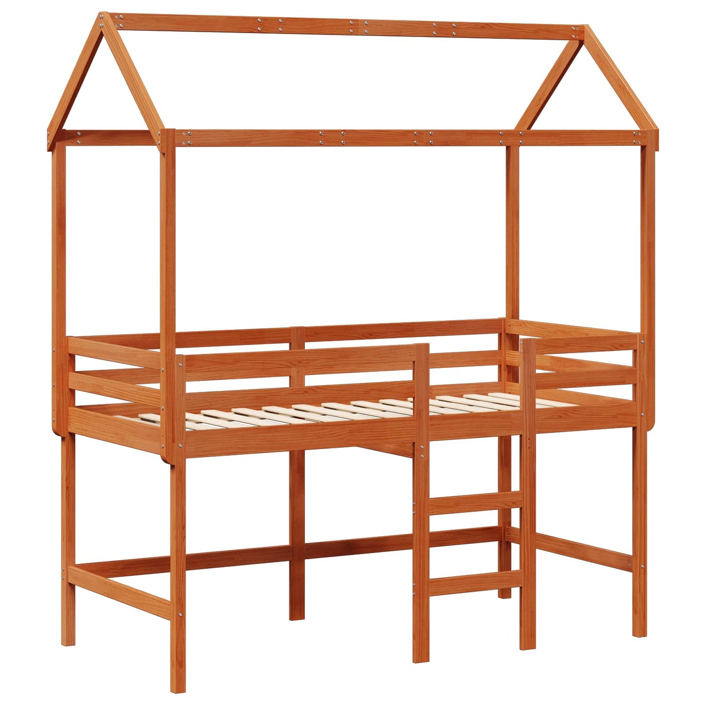 Hemsengeramme VoksBrun 90 x 190 cm Massiv furu