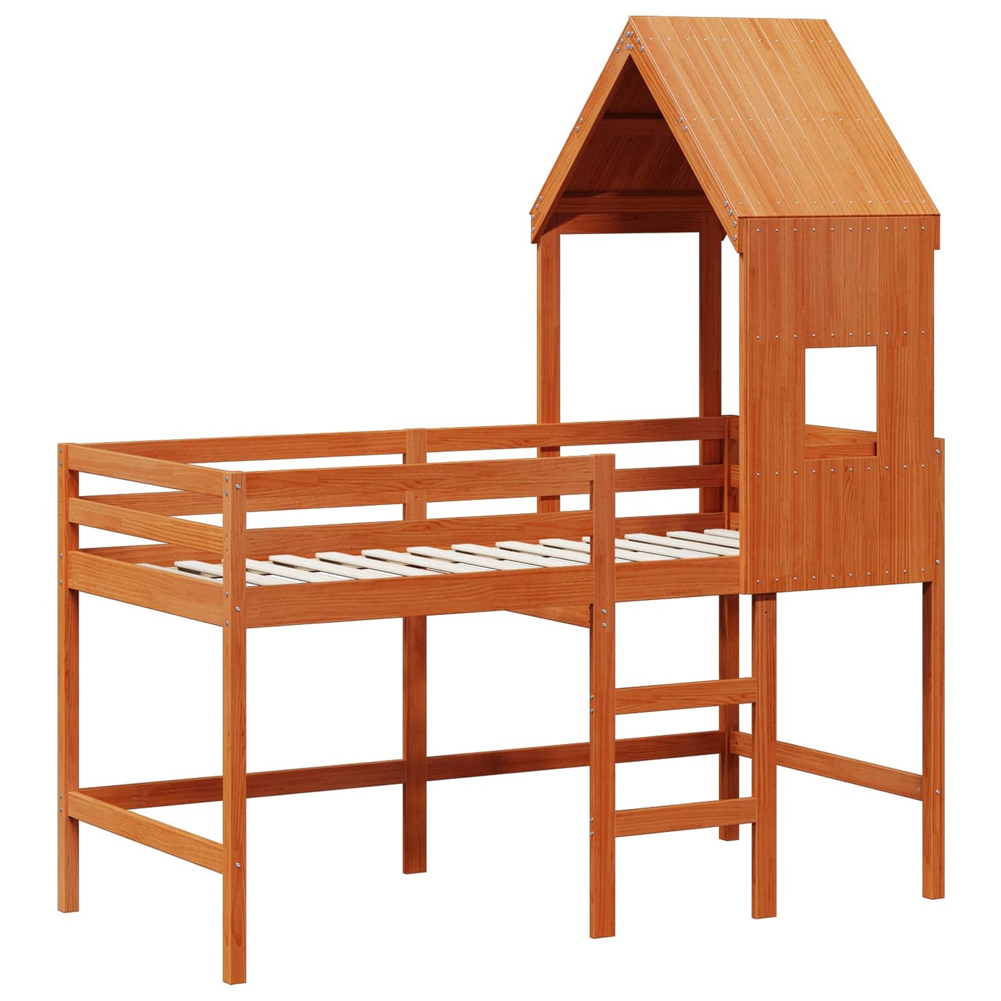Hemsengeramme VoksBrun 90 x 190 cm Massiv furu