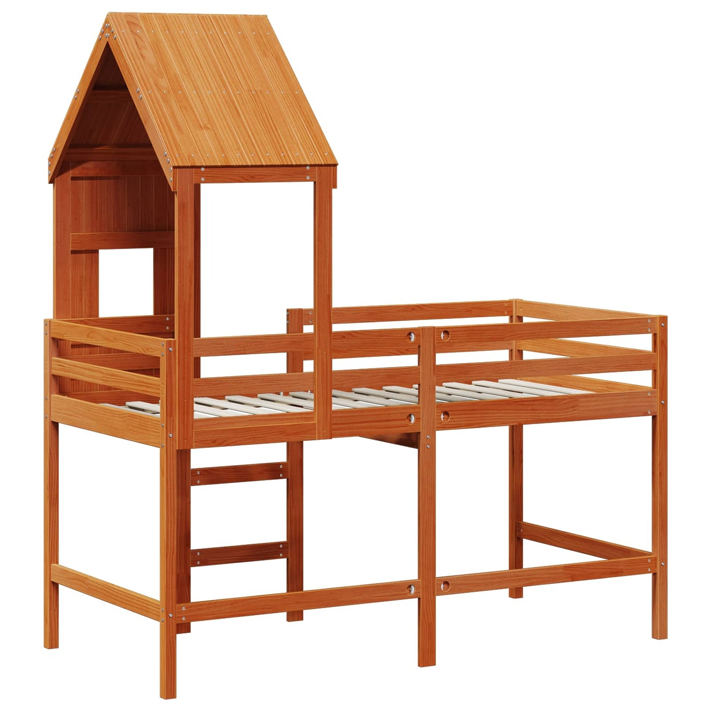 Hemsengeramme VoksBrun 90 x 190 cm Massiv furu