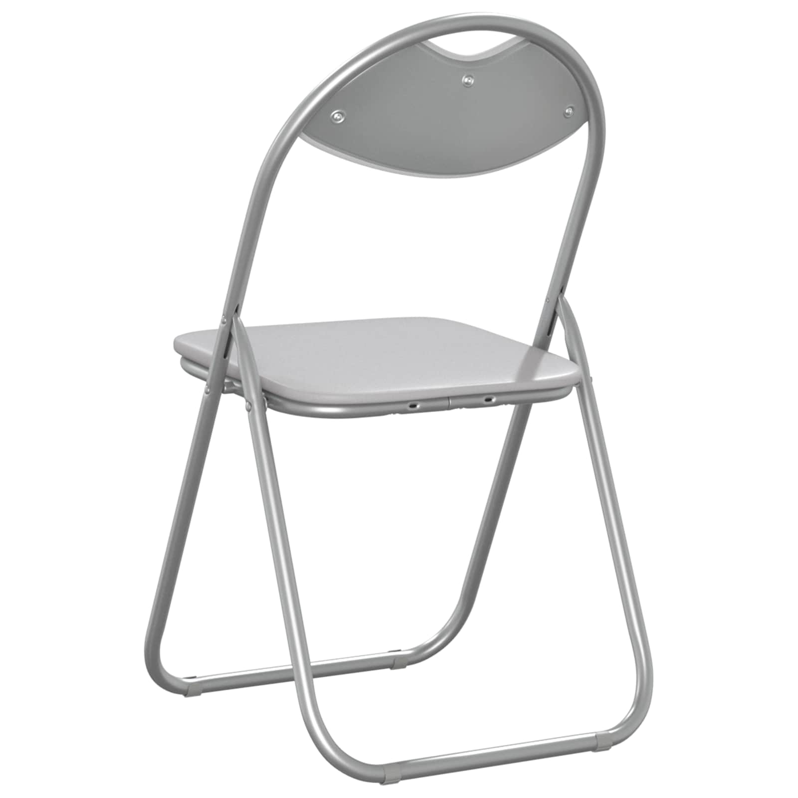 Samlebar Dinning Stol 8 pcs Hvit 48 x 43,5 x 81 cm PVC stål vidaXL