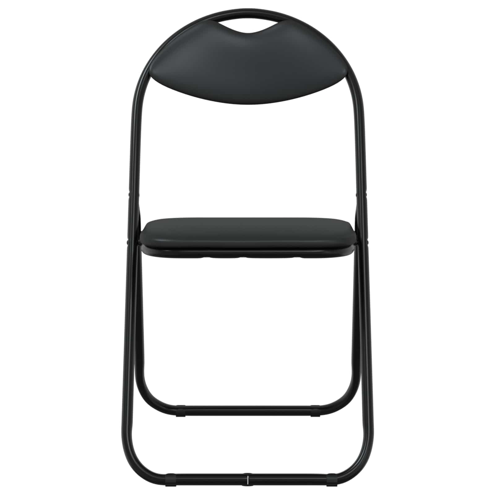 Samlebar Dinning Stol 8 pcs Svart 48 x 43,5 x 81 cm PVC stål vidaXL