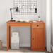 Skrivebord med skuff VoksBrun 100 x 50 x 74 cm Massiv furu vidaXL