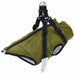 Hund Frakk Army grønn L28 Fleece og polyester