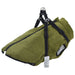Hund Frakk Army grønn L52 Fleece og polyester