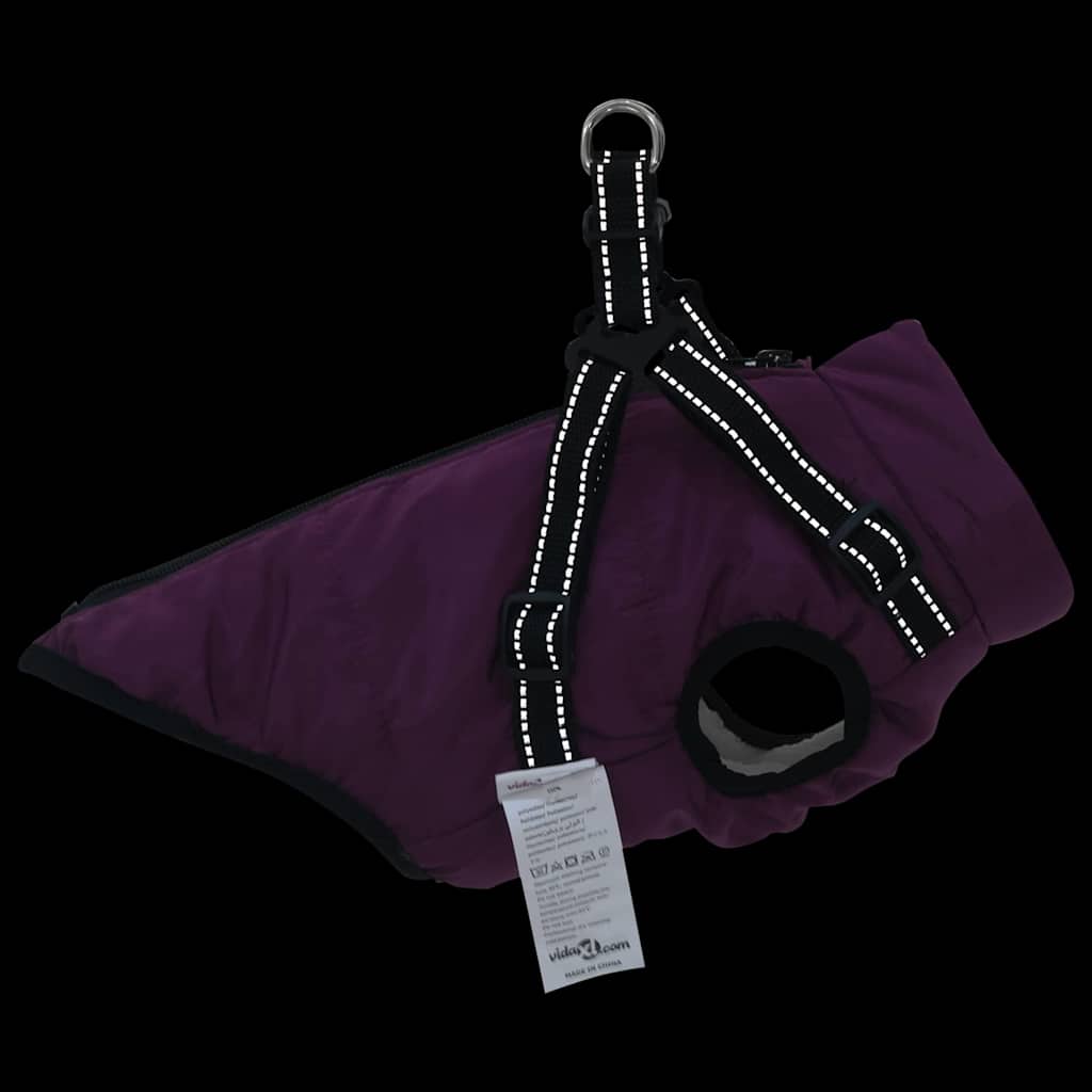 Hund Frakk Lilla L24 Fleece og polyester
