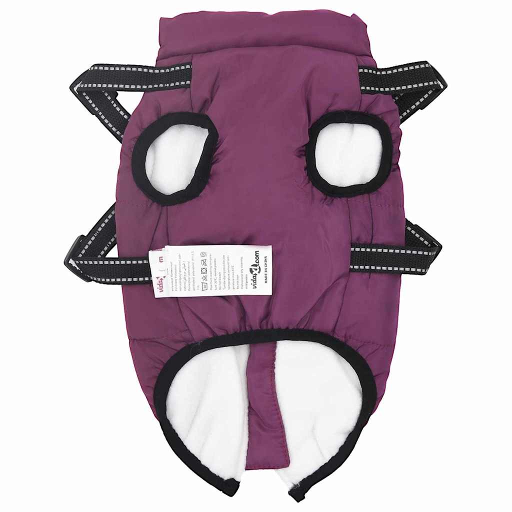 Hund Frakk Lilla L36 Fleece og polyester