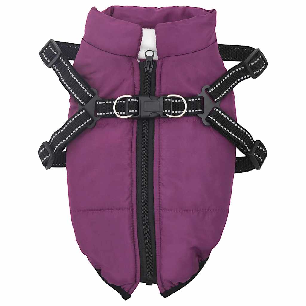 Hund Frakk Lilla L40 Fleece og polyester