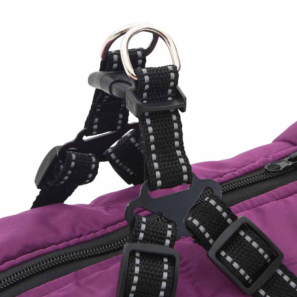 Hund Frakk Lilla L52 Fleece og polyester