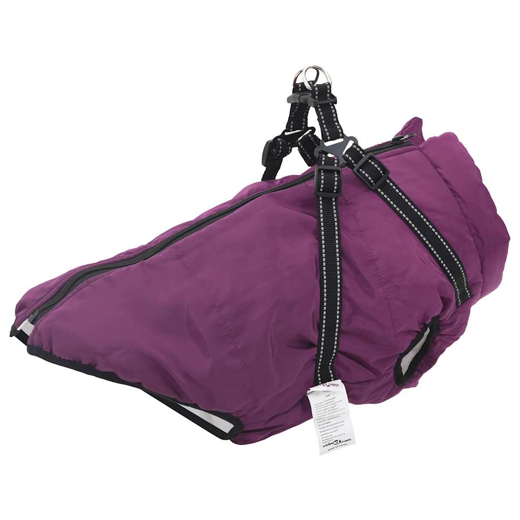 Hund Frakk Lilla L52 Fleece og polyester