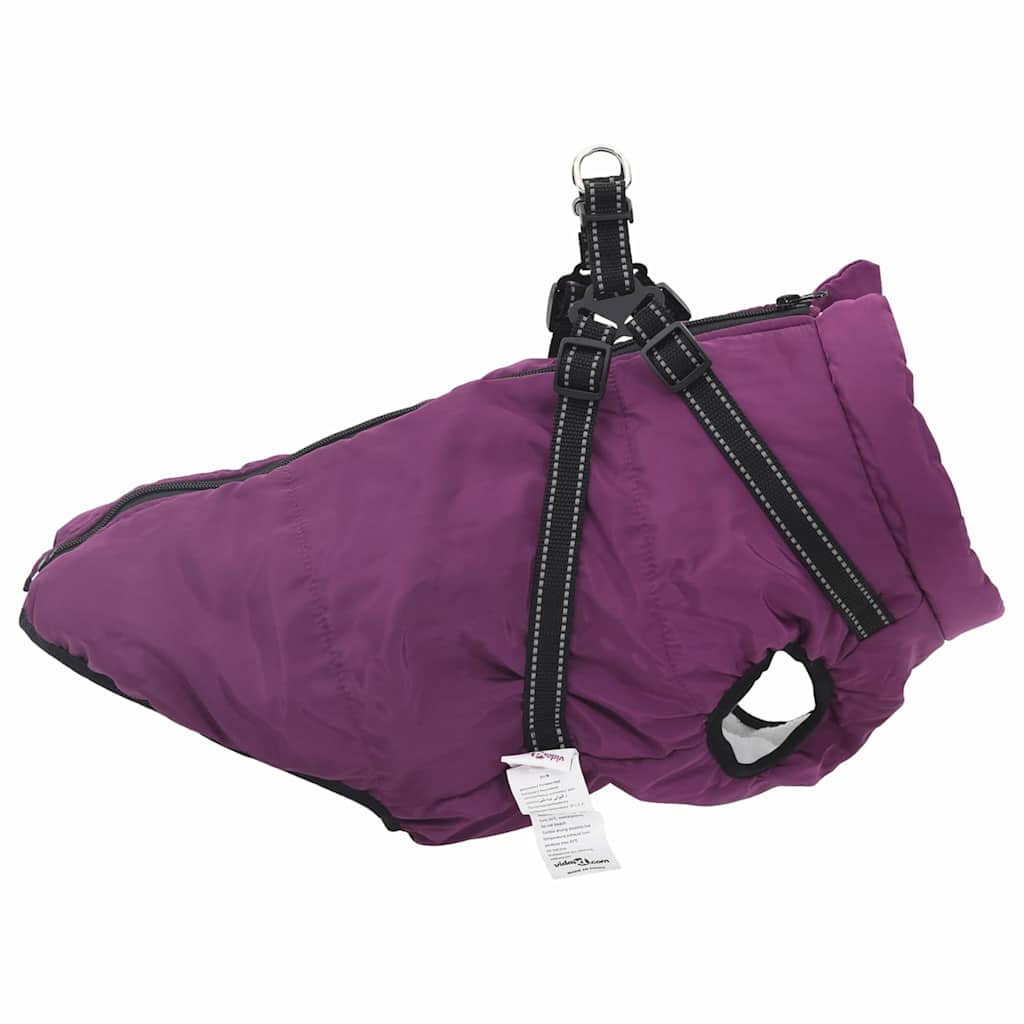 Hund Frakk Lilla L52 Fleece og polyester