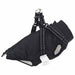 Hund Frakk Svart L28 Fleece og polyester