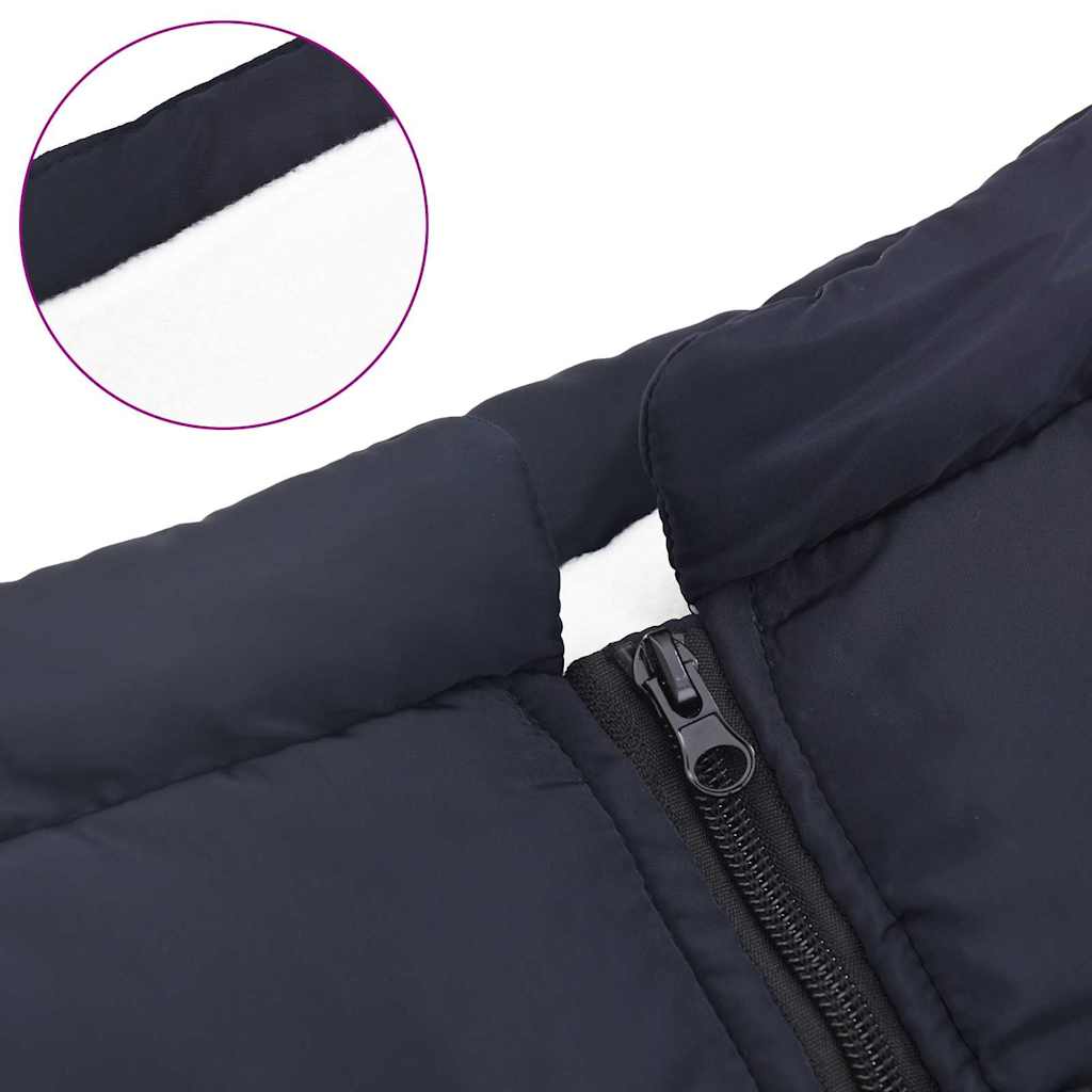Hund Frakk Marineblå L48 Fleece og polyester