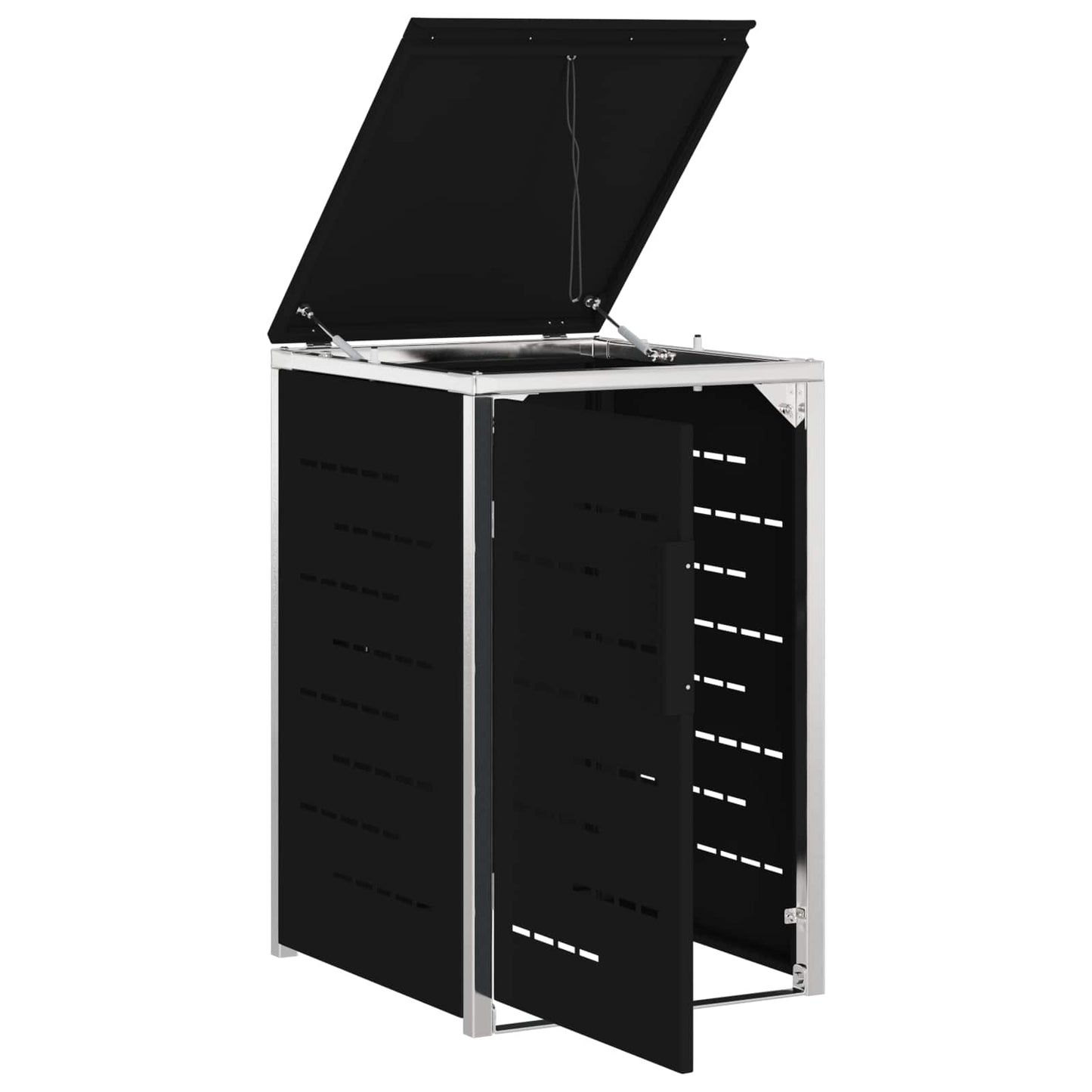Avfallsbeholderoppbevaring Svart 77,5 x 69 x 112,5 cm