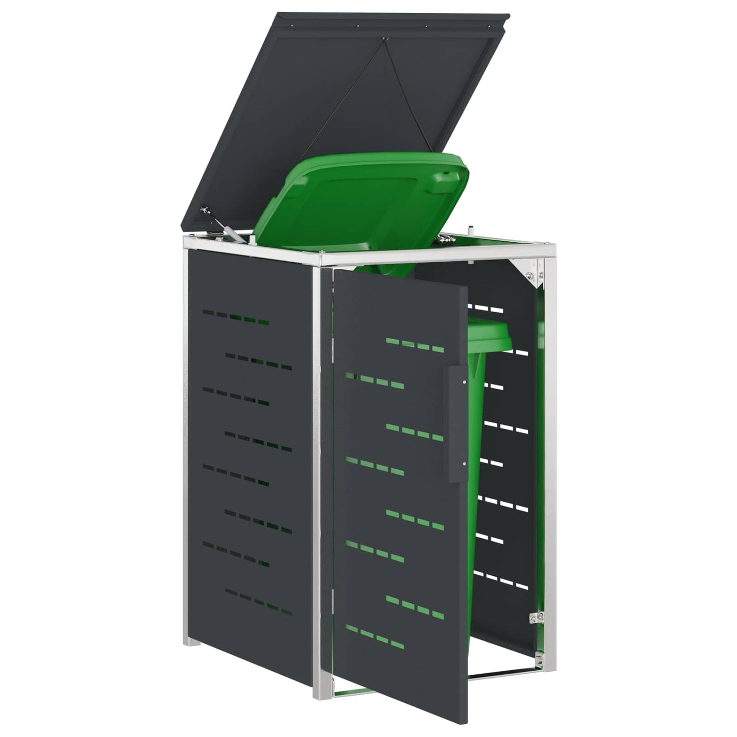 Avfallsbeholderoppbevaring Antrasitt 77,5 x 69 x 112,5 cm
