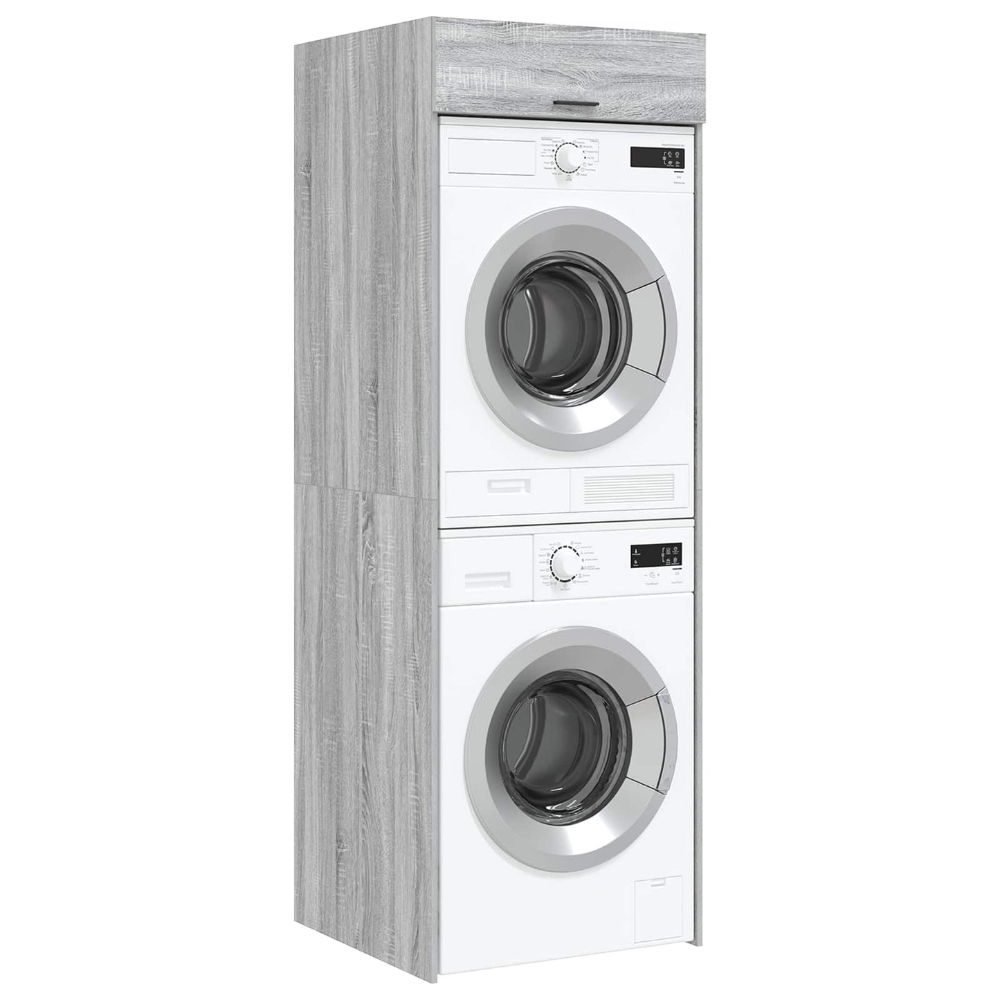 Vaskemaskin skap Grå Sonoma 67,5 x 68 x 200 cm Konstruert tre