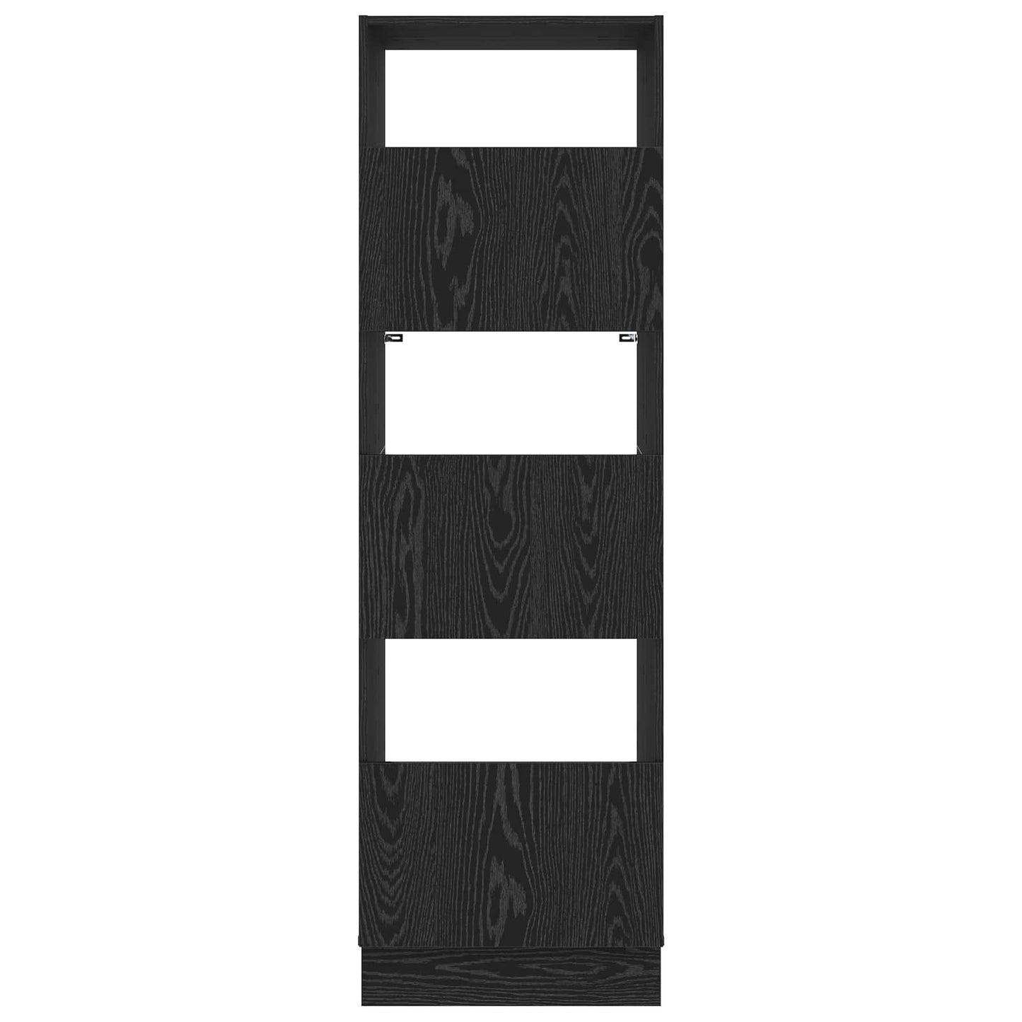 Vaskeromskap med dør Svart Eik 50 x 68 x 162 cm Konstruert tre