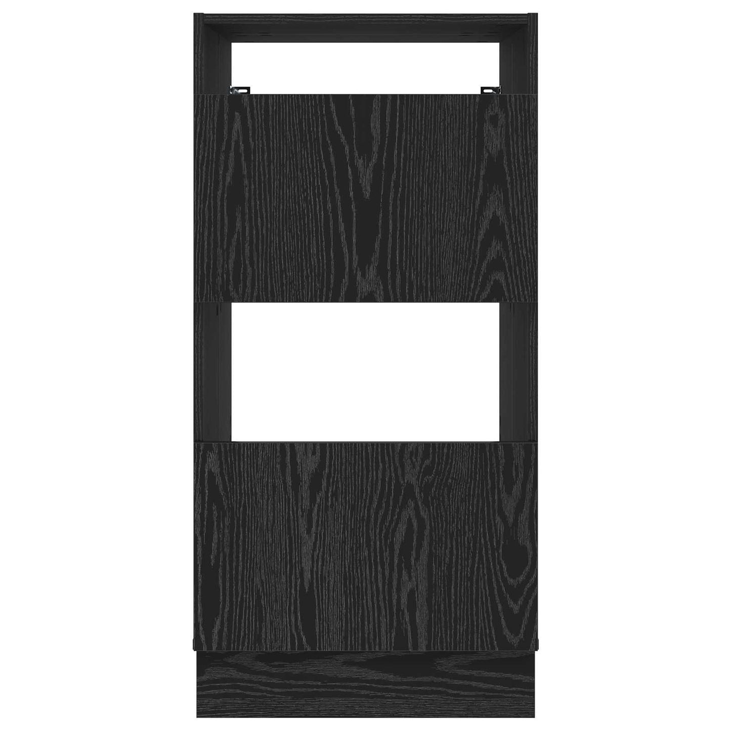 Vaskeromskap med dør Svart Eik 50 x 68 x 102 cm Konstruert tre