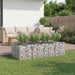 Gabion hevet seng 2 pcs Sølv