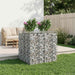 Gabion hevet seng 2 pcs Sølv