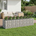 Gabion hevet seng 4 pcs Sølv