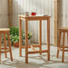 Barbord Naturlig 60 x 60 x 105 cm Solid teak