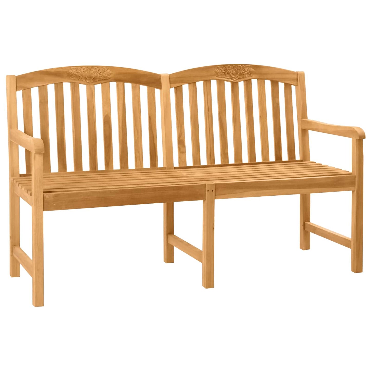 Håndlaget Rosebenk 179,5 x 61 x 90 cm Massivt Teaktre Naturlig