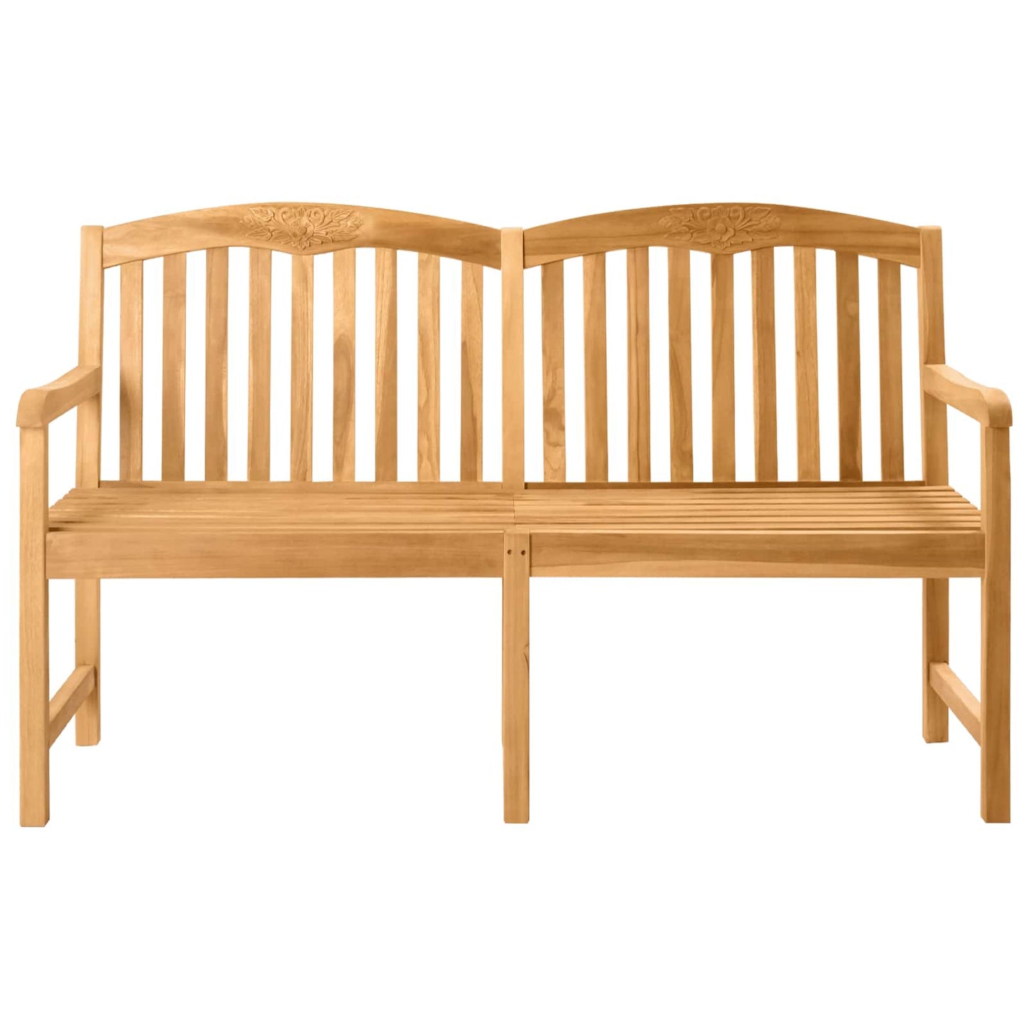 Håndlaget Rosebenk 179,5 x 61 x 90 cm Massivt Teaktre Naturlig