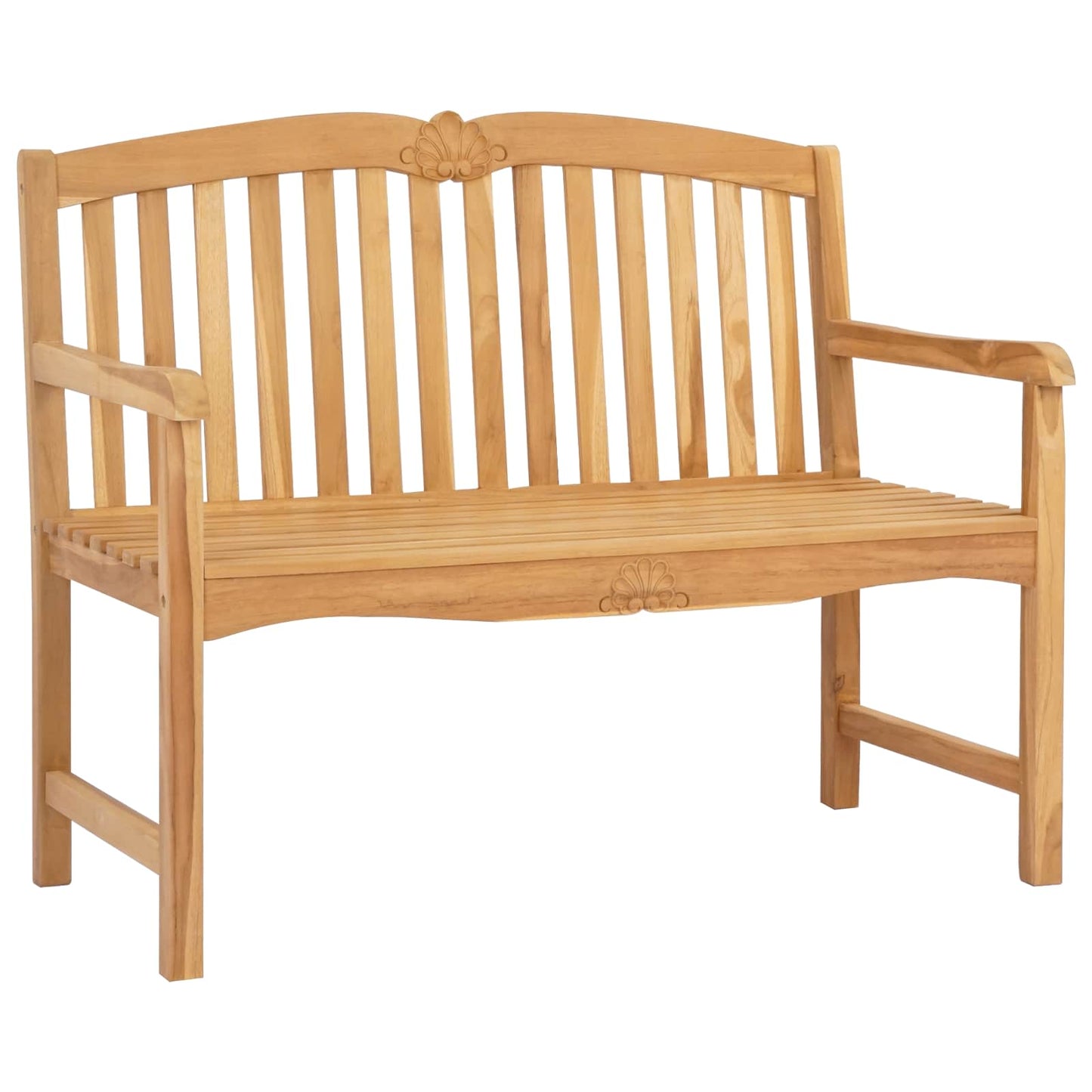 Håndlaget Rosebenk Naturlig 114 x 60 x 95 cm Massivt Teaktre