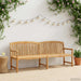 Håndlaget Rosebenk 228 x 61 x 94,5 cm Massivt Teaktre Naturlig