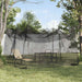 Hage Myggenett 156 Mesh Svart 4 x 4 x 2,5 m Polyester