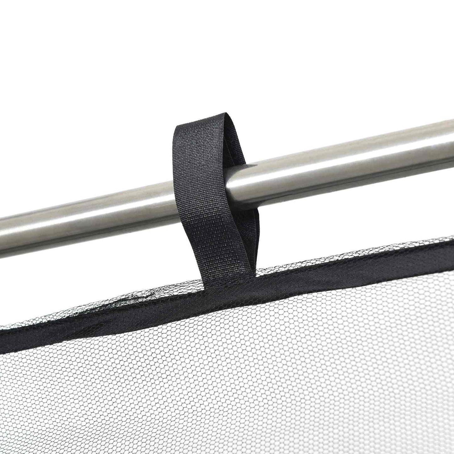Myggnett for hagepavillon 220 mesh Svart 3,6 x 3,6 x 2 m