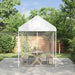 Myggnett for hagepavillon 220 mesh Hvit 2 x 2 x 2 m Polyester