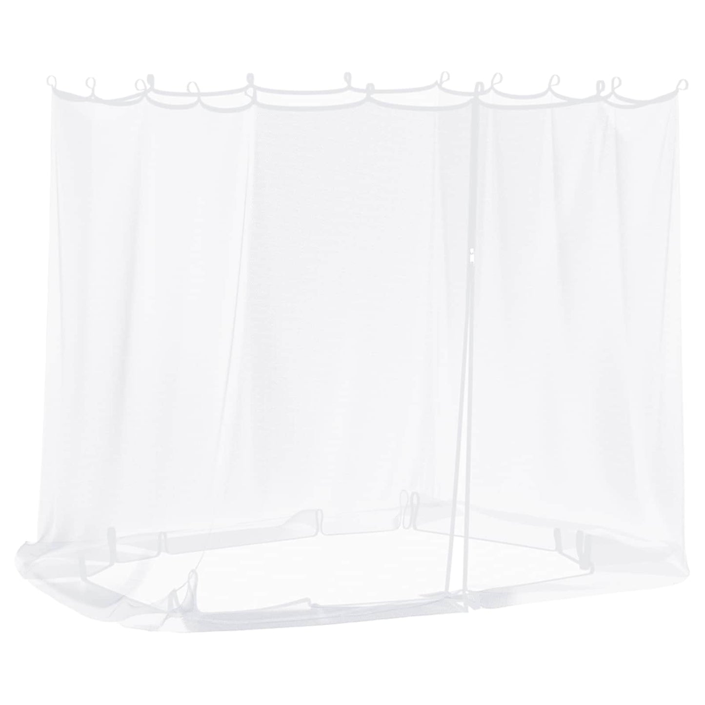 Myggnett for hagepavillon 220 mesh Hvit 2 x 2 x 2 m Polyester