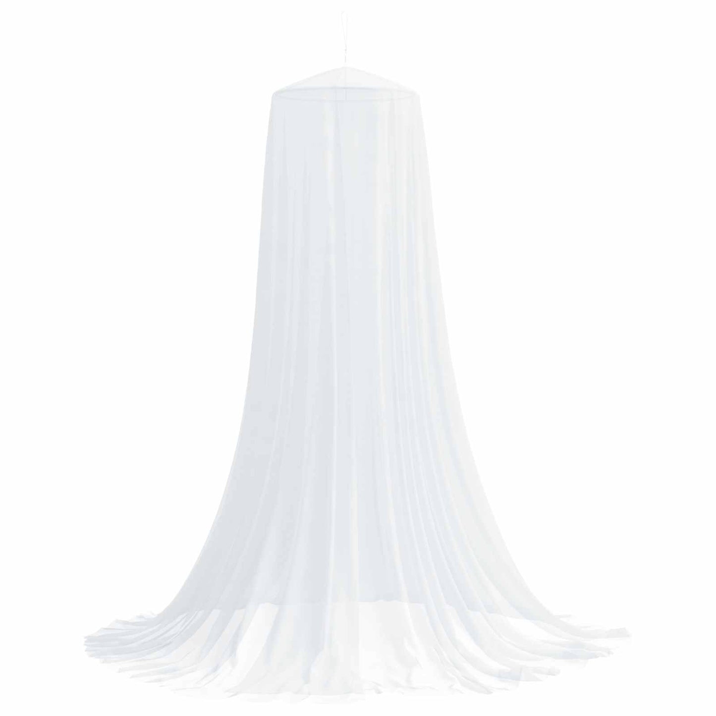 Myggnett for seng 3 pcs 156 mask Hvit Ø56 x 220 cm Polyester