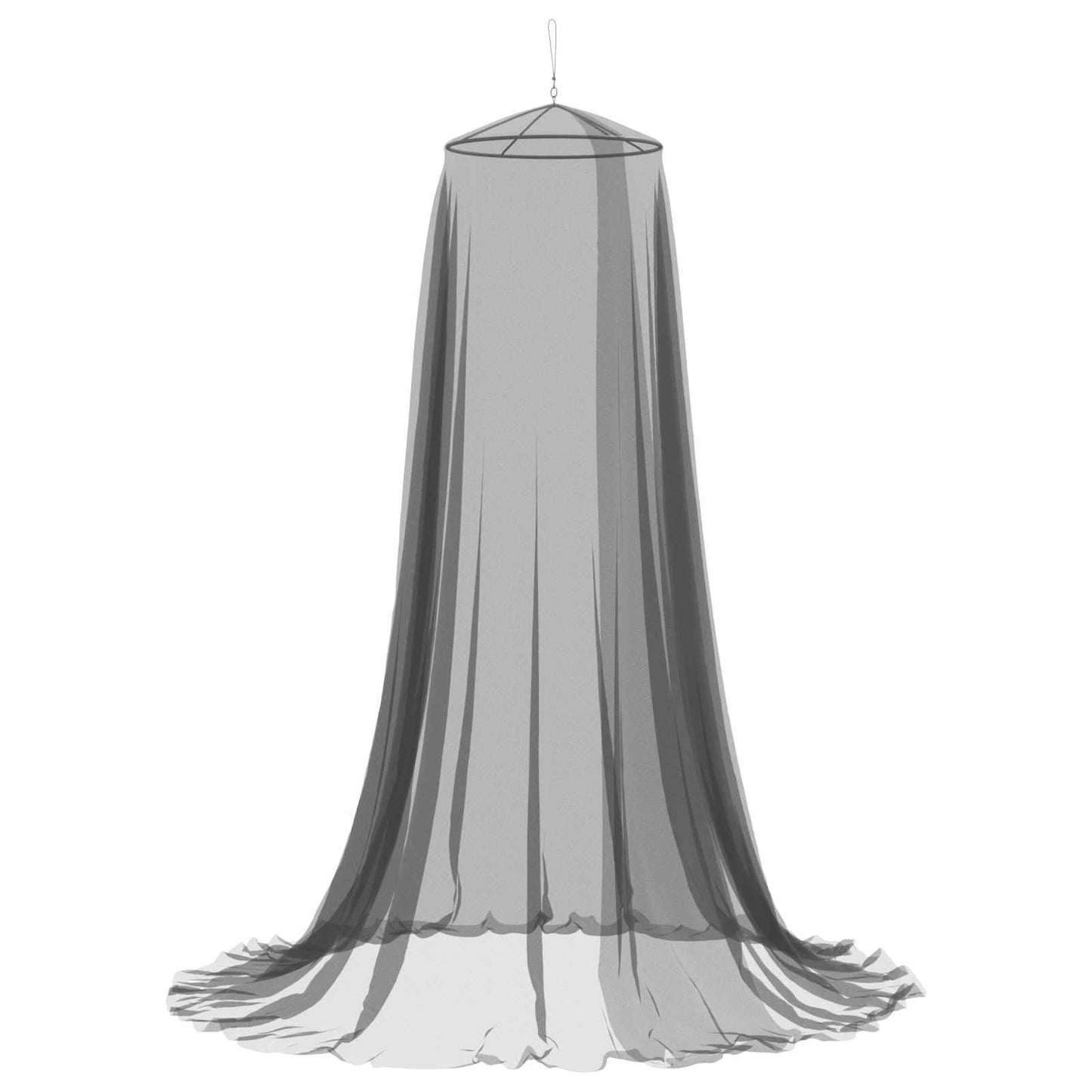 Myggnett for seng 156 mask Svart Ø56 x 220 cm Polyester