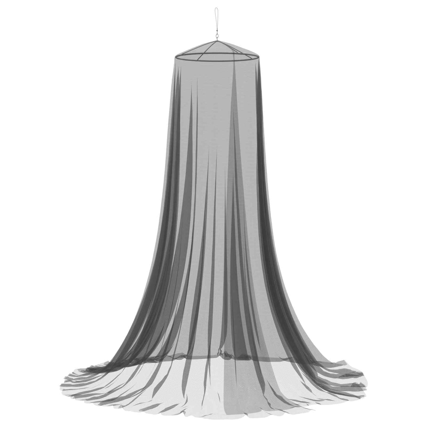 Myggnett for seng 156 mask Svart Ø56 x 220 cm Polyester