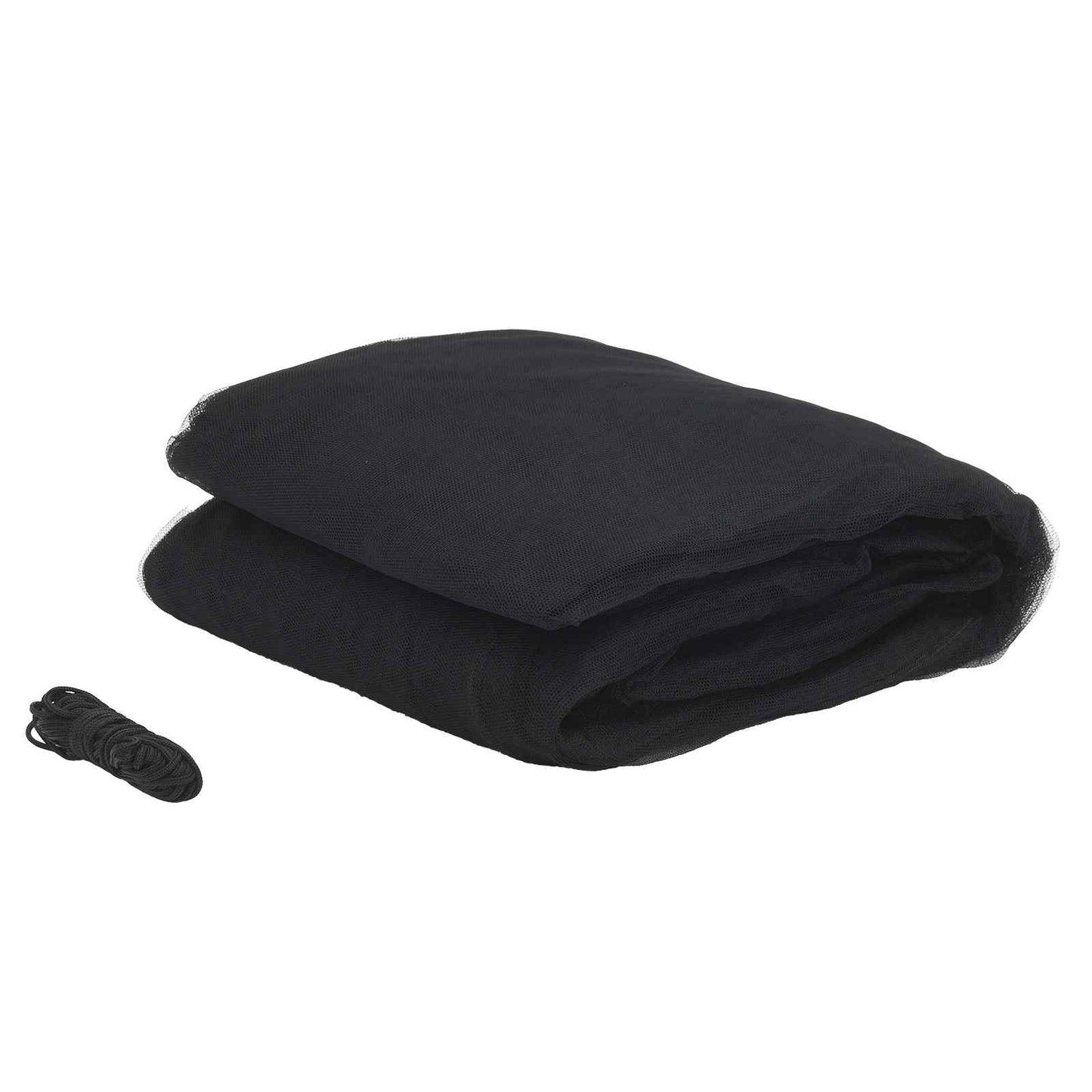 Myggnett for seng 156 mask 3 pcs Svart Polyester