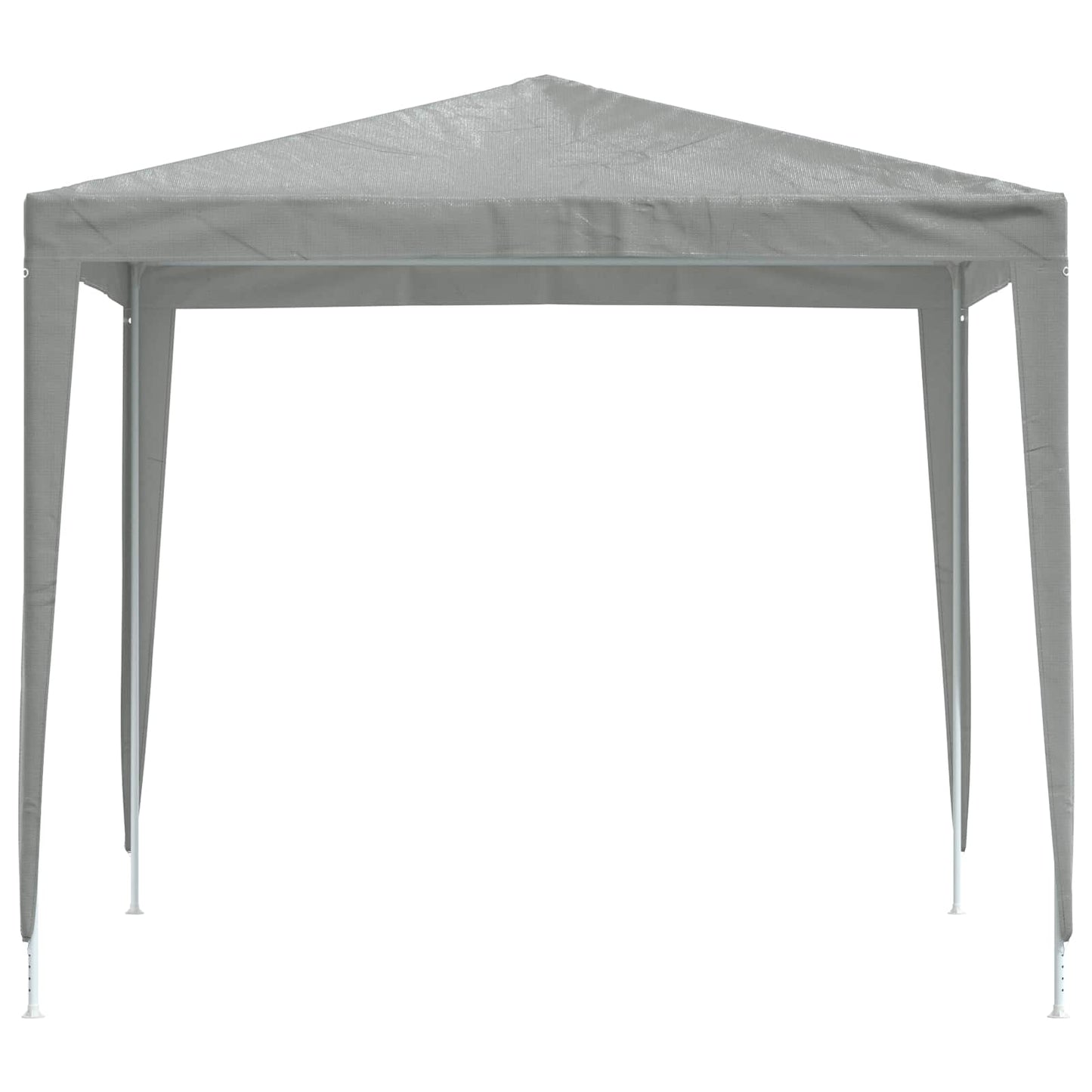 Partytelt 250 x 250 x 240 cm Lysegrå PE og stål