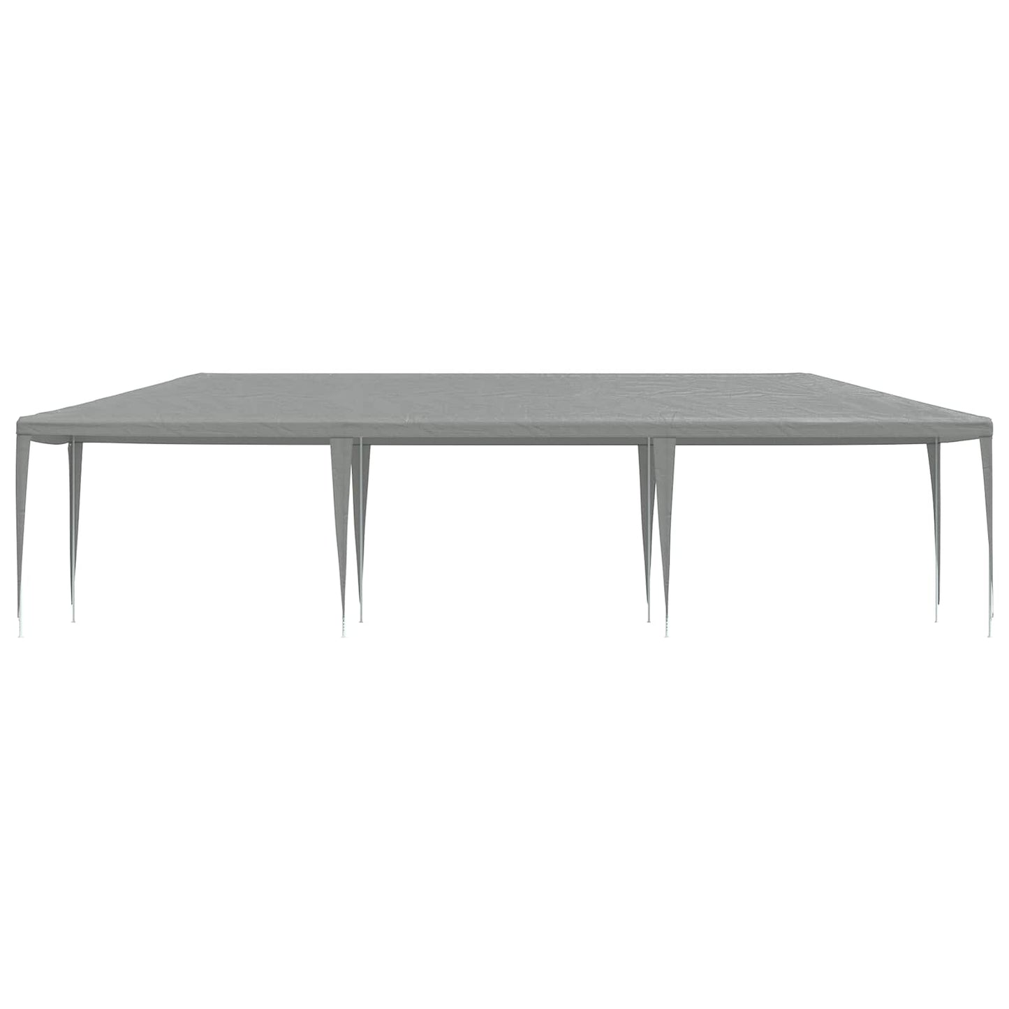 Partytelt Lysegrå 900 x 300 x 255 cm PE og stål