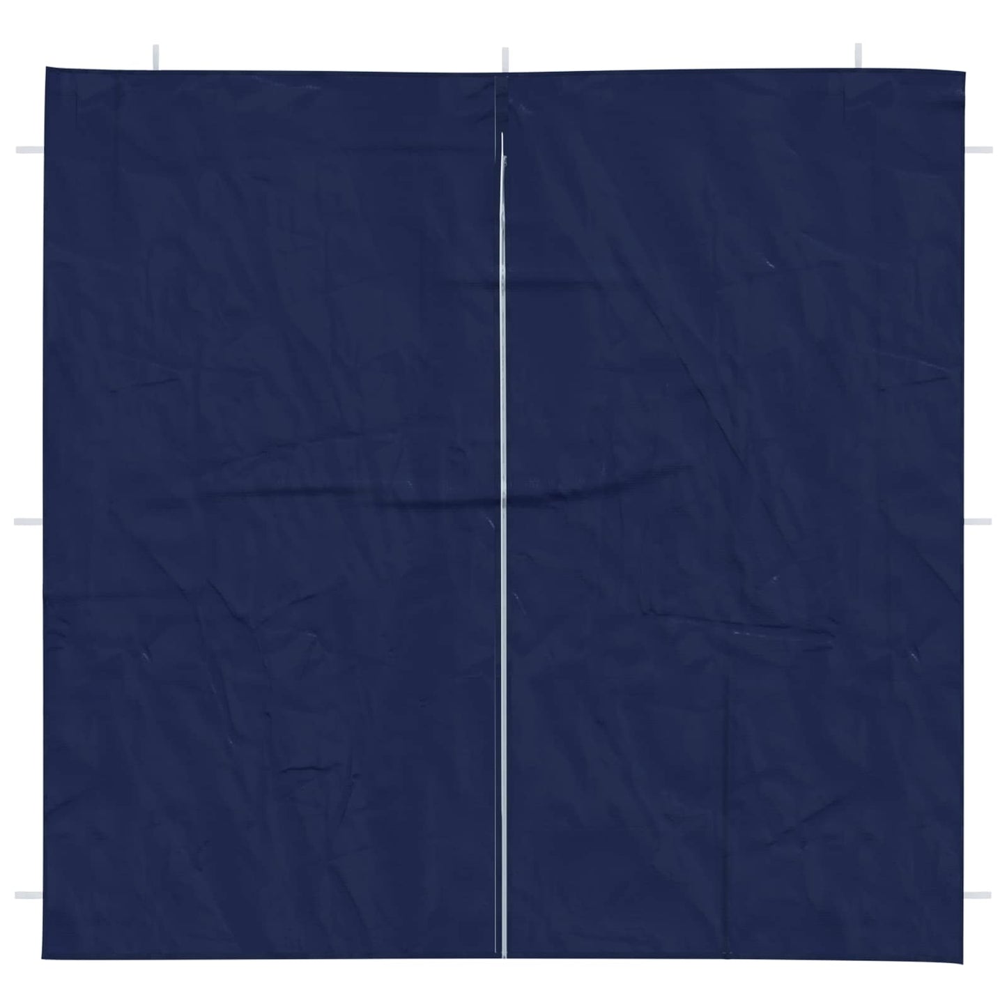 Party Telt Sidevegg 2 pcs Blå 200 x 195 cm PE og stål