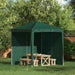 Party Telt Sidevegg 2 pcs Grønn 200 x 195 cm PE og stål