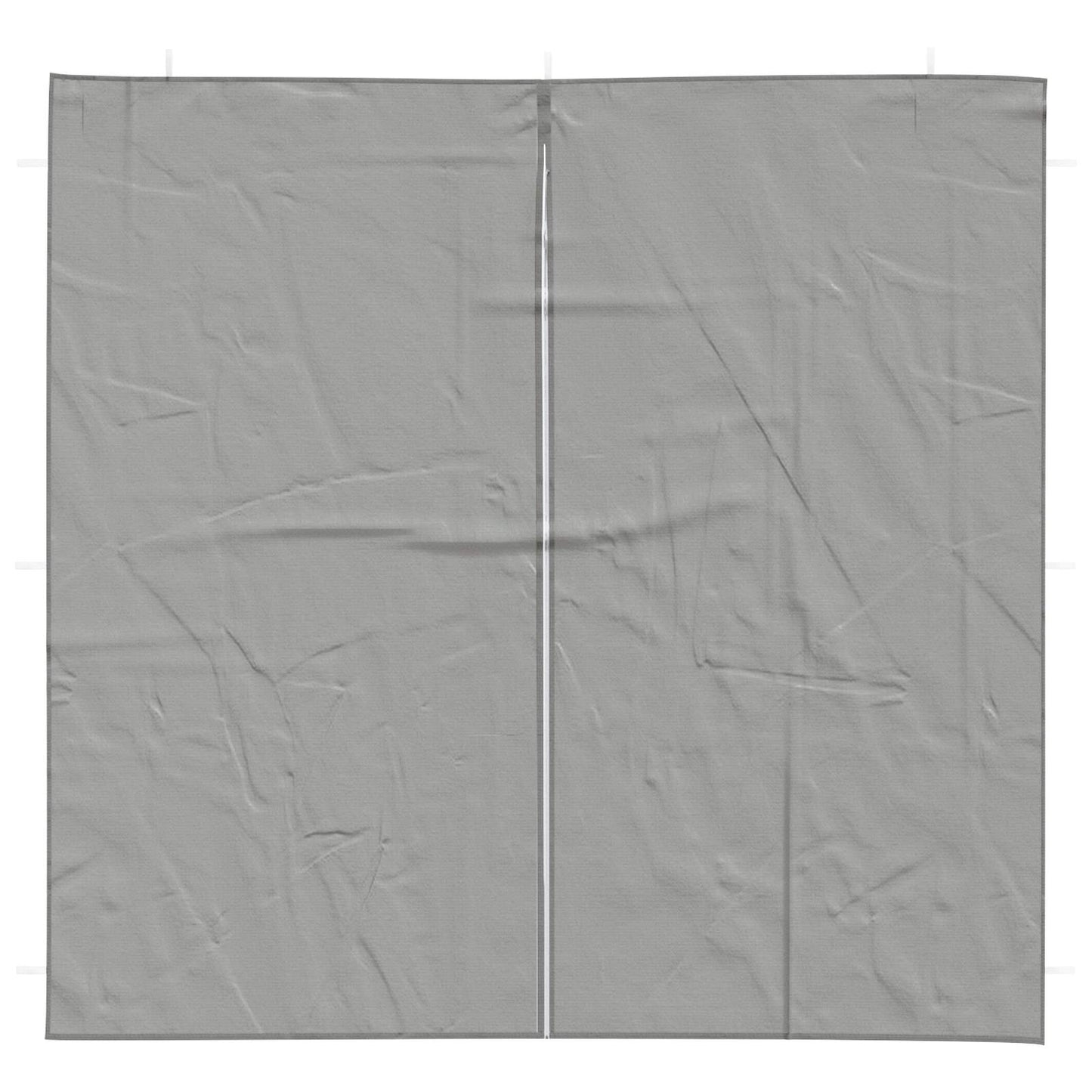Party Telt Sidevegg 2 pcs Lysegrå 200 x 195 cm PE og stål