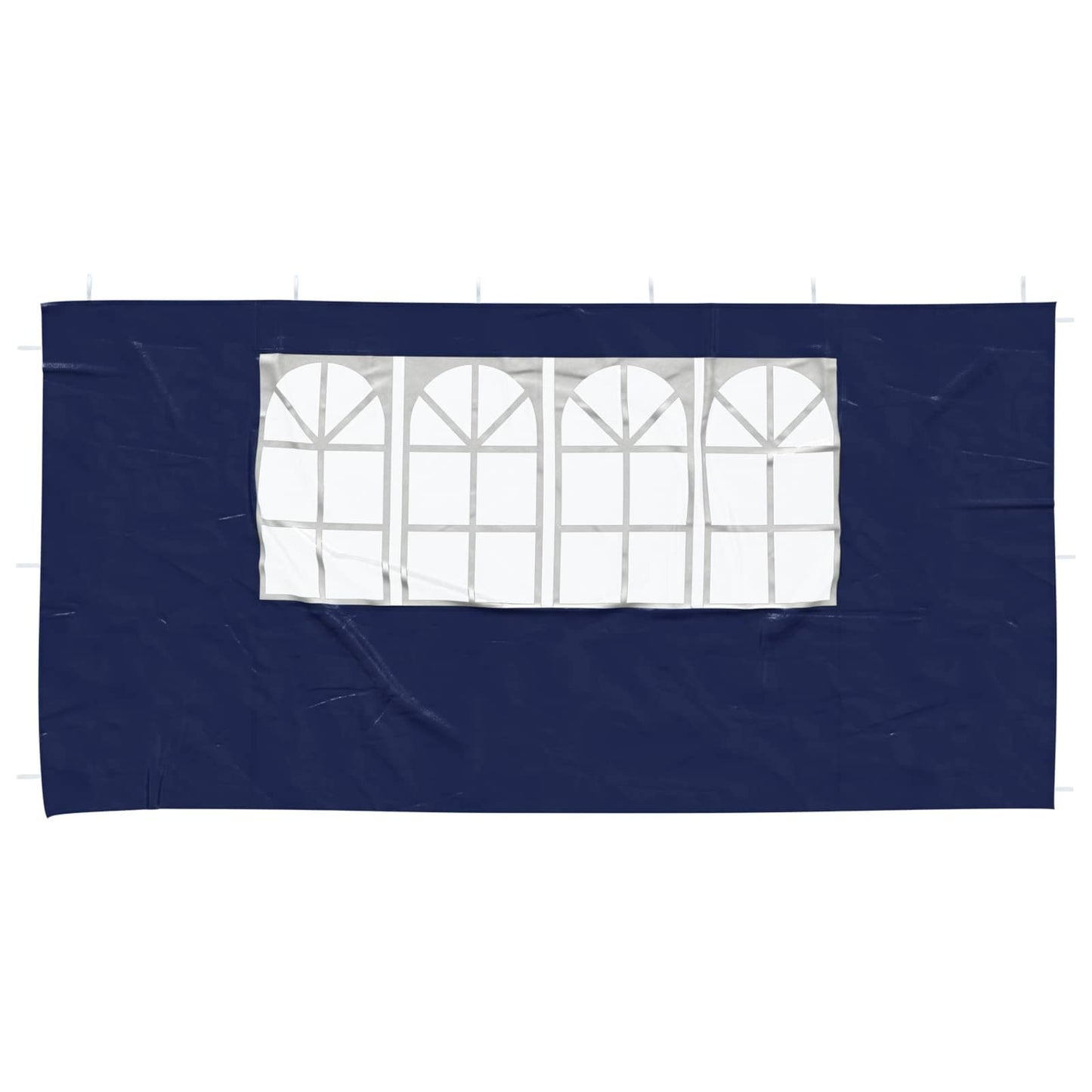 Party Telt Sidevegg 2 pcs 400 x 195 cm Blå PE og stål