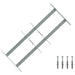 Sikkerhetsgitter for vinduer med 2 tverrbjelker 3 pcs