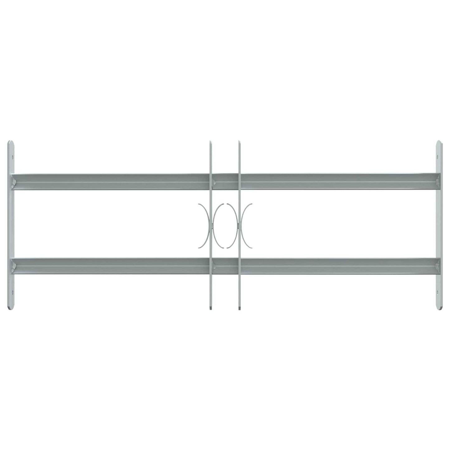 Sikkerhetsgitter for vinduer med 2 tverrbjelker 3 pcs